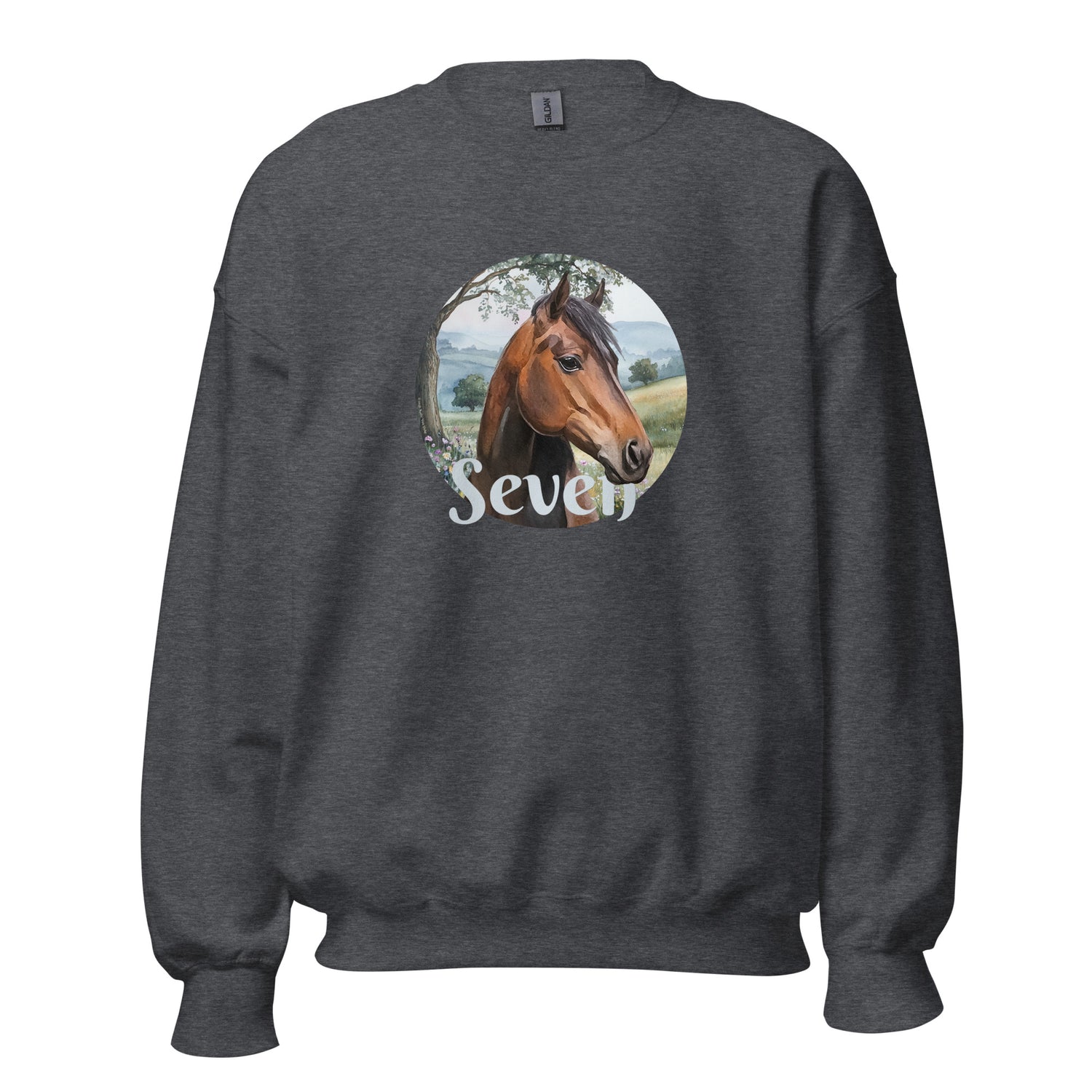 Seven Sweatshirt by Katie Van Slyke - Dark Heather