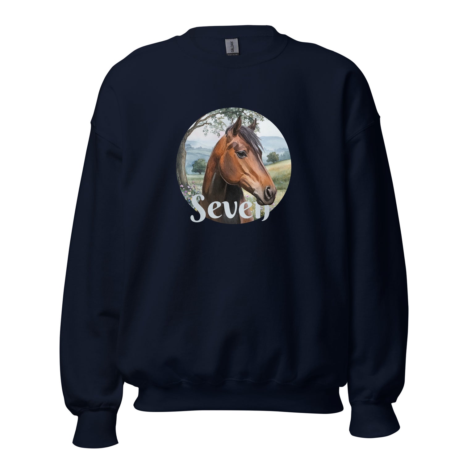 Seven Sweatshirt by Katie Van Slyke - Navy