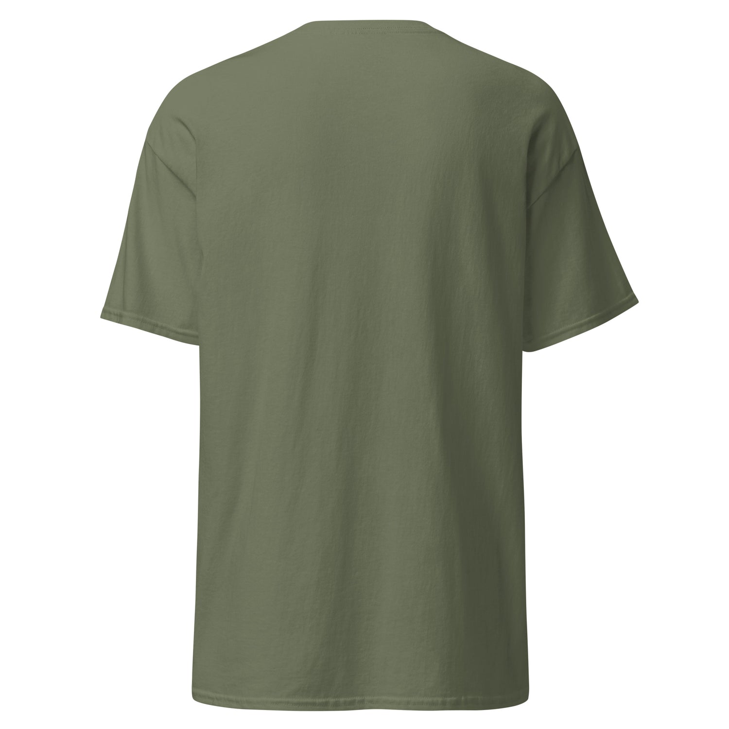 Seven T-Shirt by Katie Van Slyke - Military Green back
