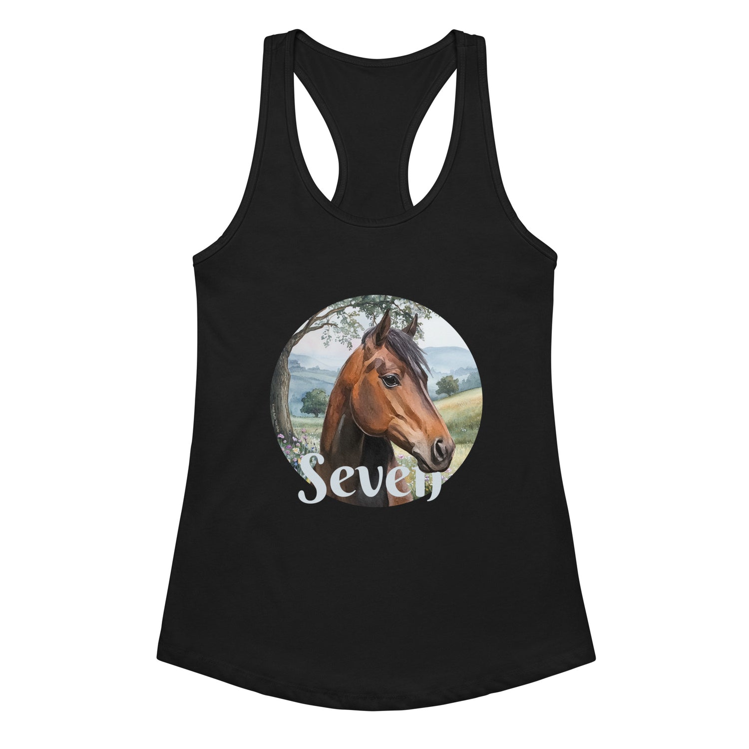 Seven Tank by Katie Van Slyke - Black