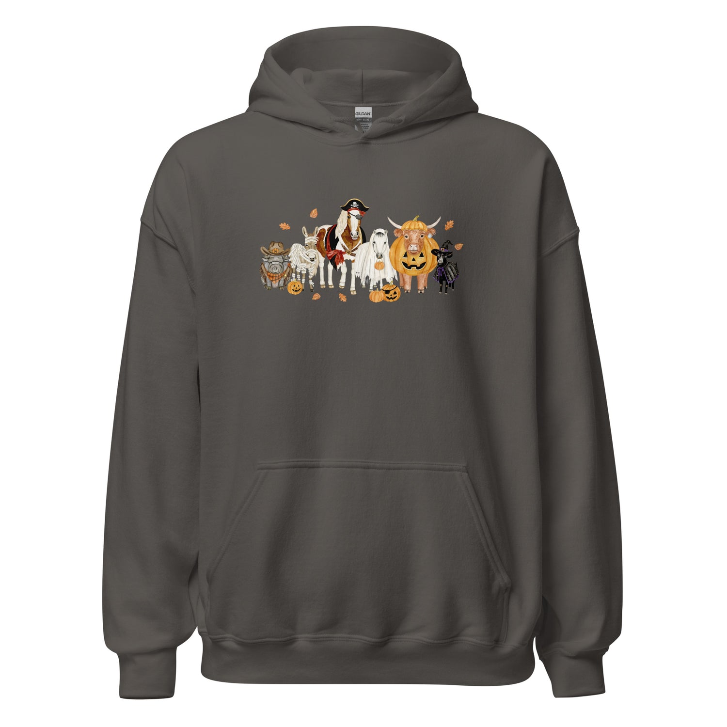 Spooky Crew Hoodie by Katie Van Slyke - Charcoal