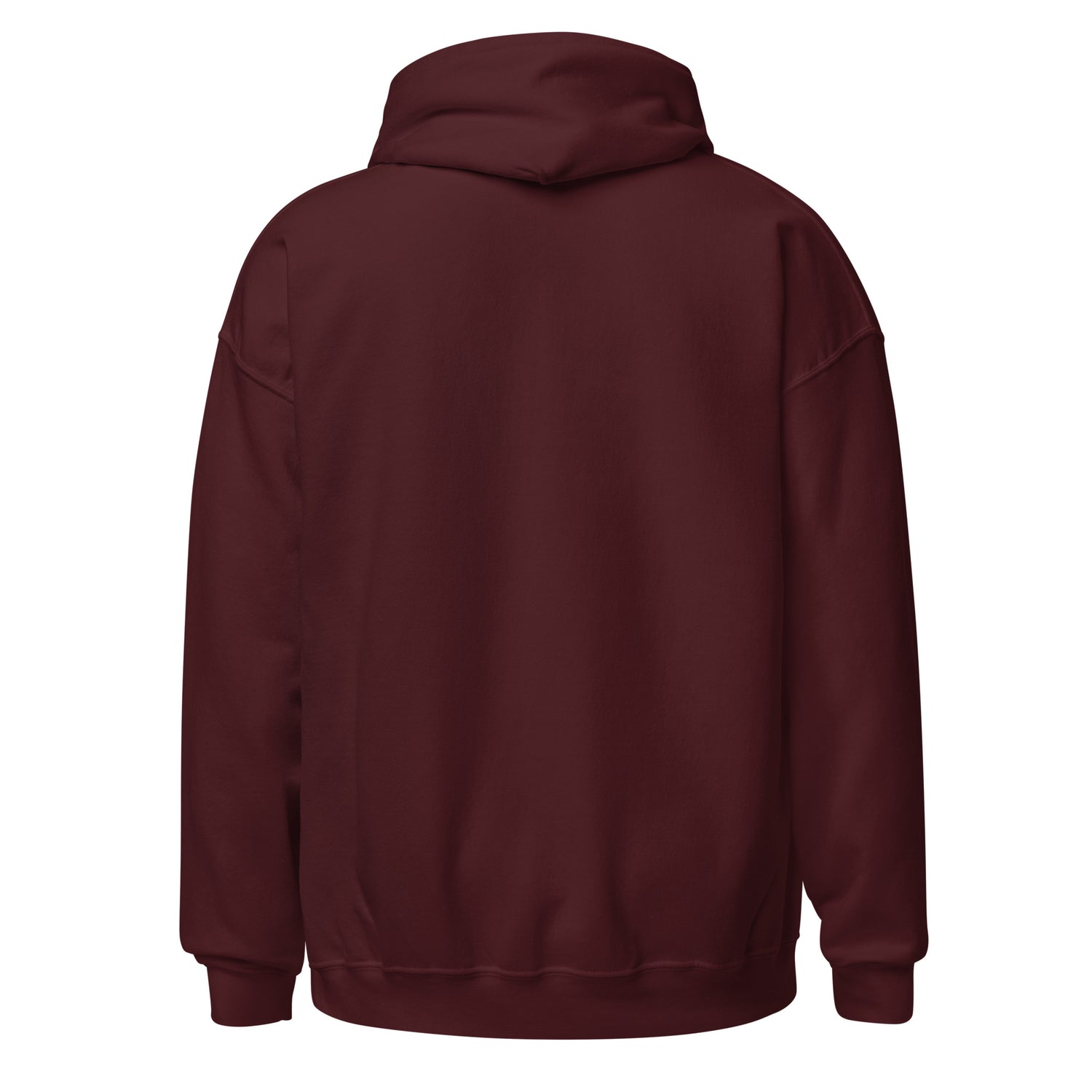 Spooky Crew Hoodie by Katie Van Slyke - Maroon back