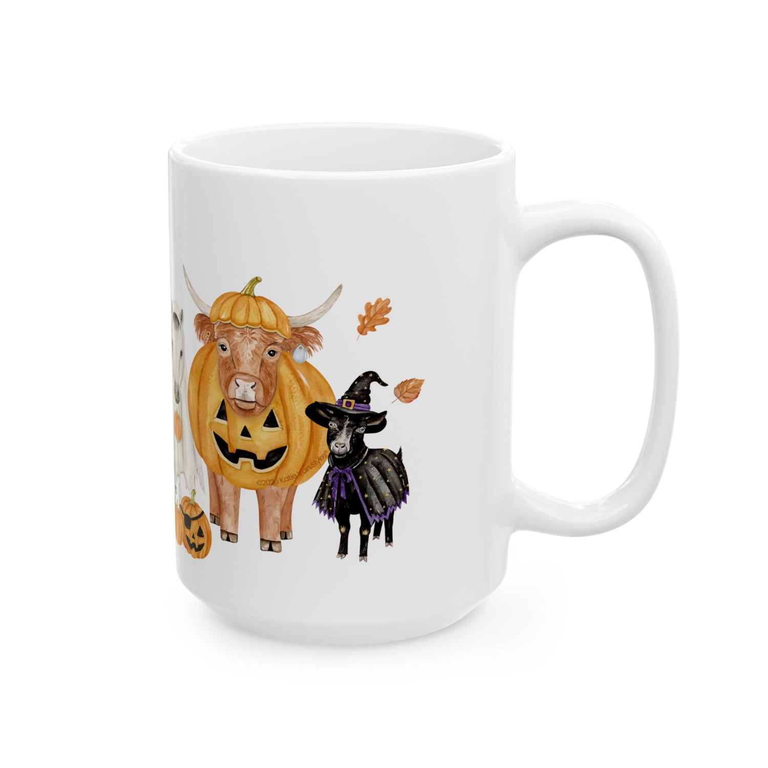 Spooky Crew Mugs by Katie Van Slyke - 15oz Right