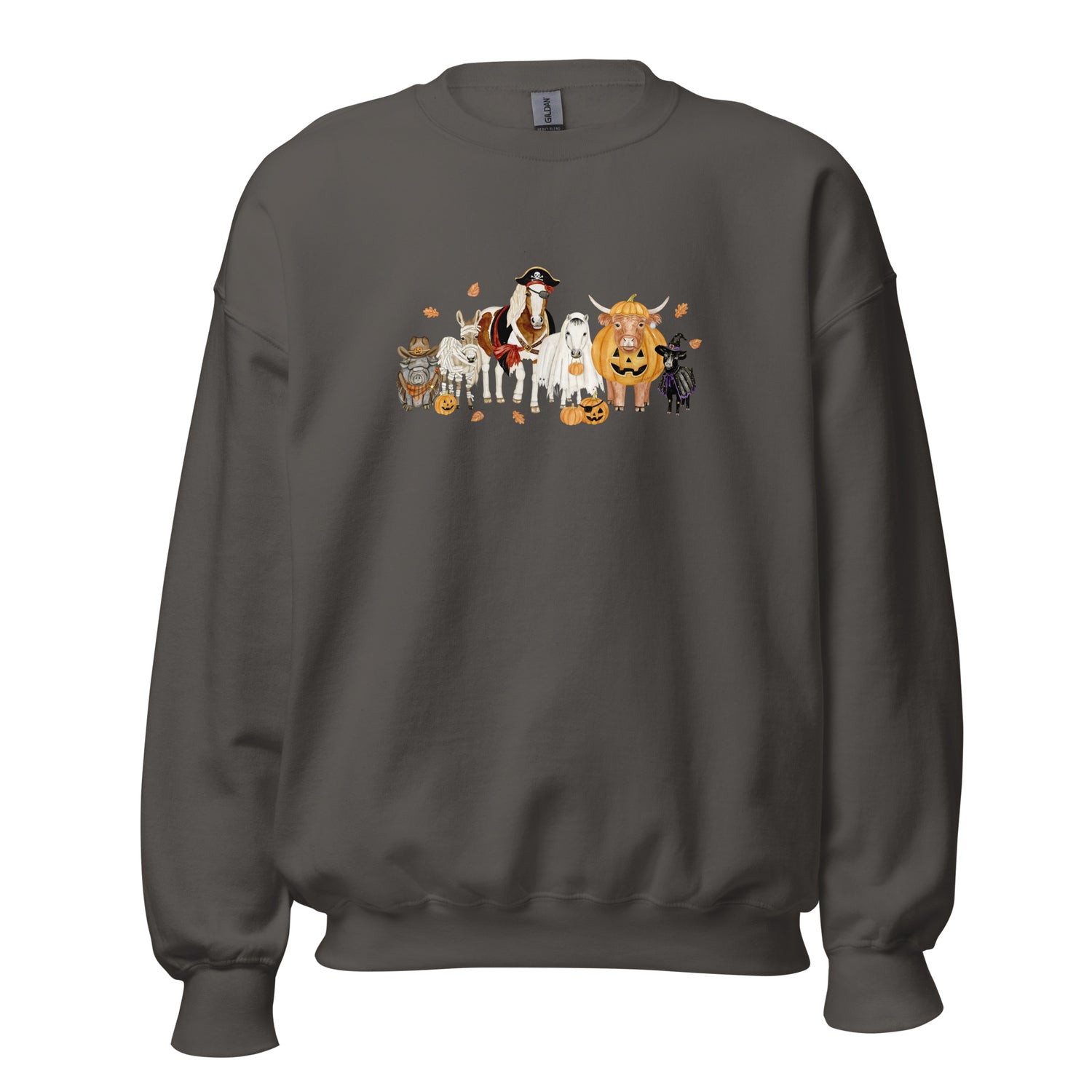 Spooky Crew Sweatshirt by Katie Van Slyke - Charcoal