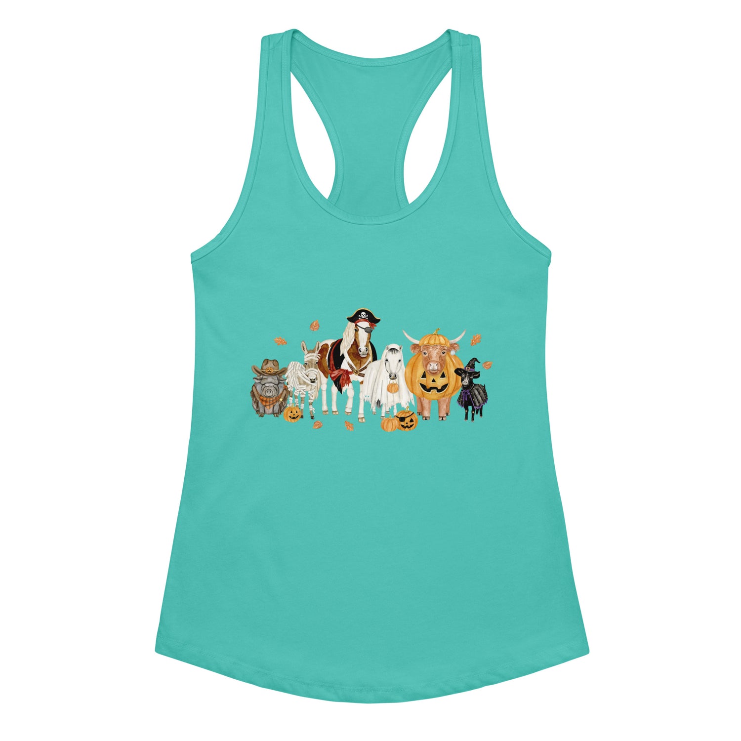 Spooky Crew Tank by Katie Van Slyke - Tahiti